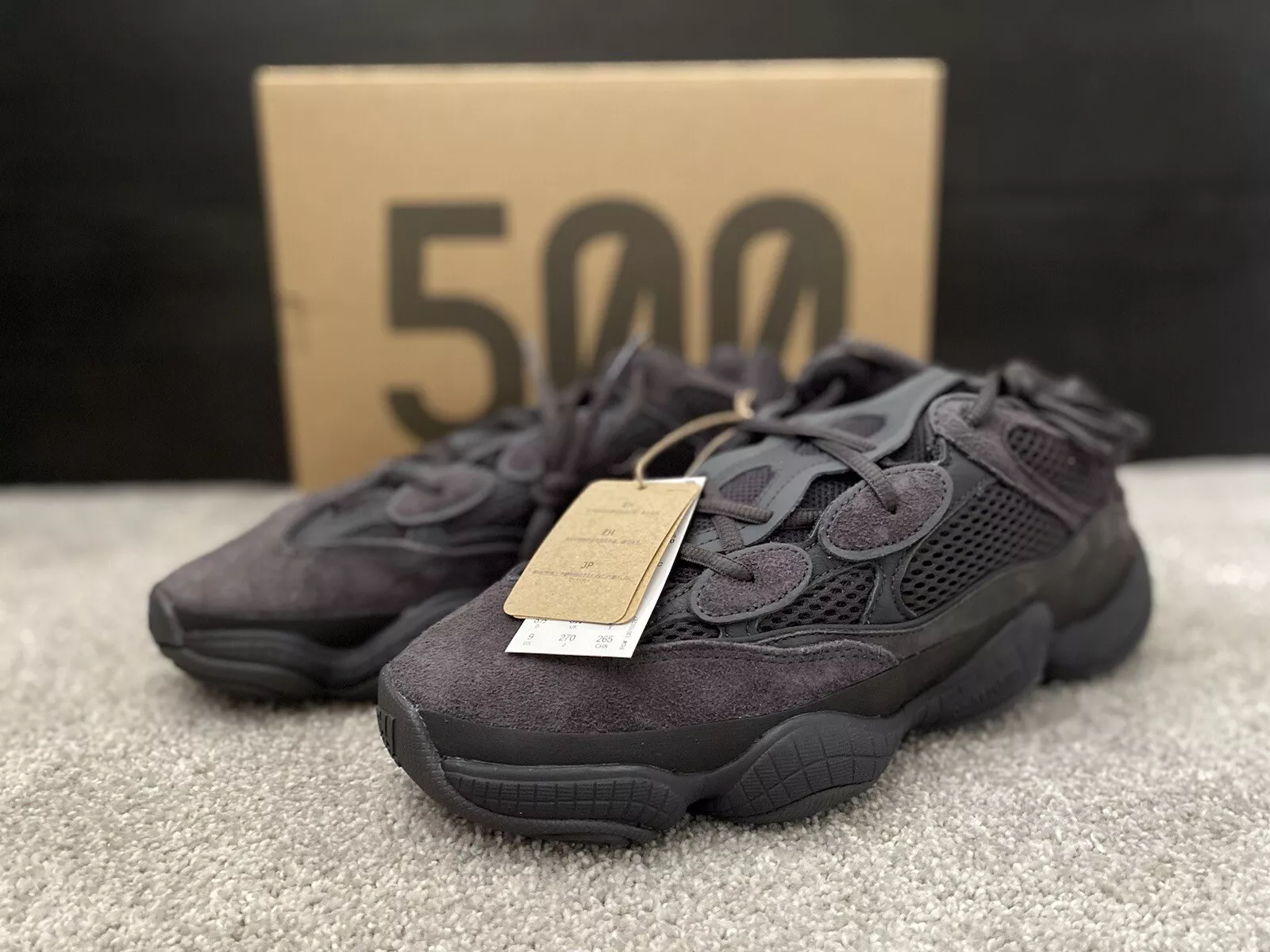 S2 Yeezy 500 “Utility Black” review Bernadette 01