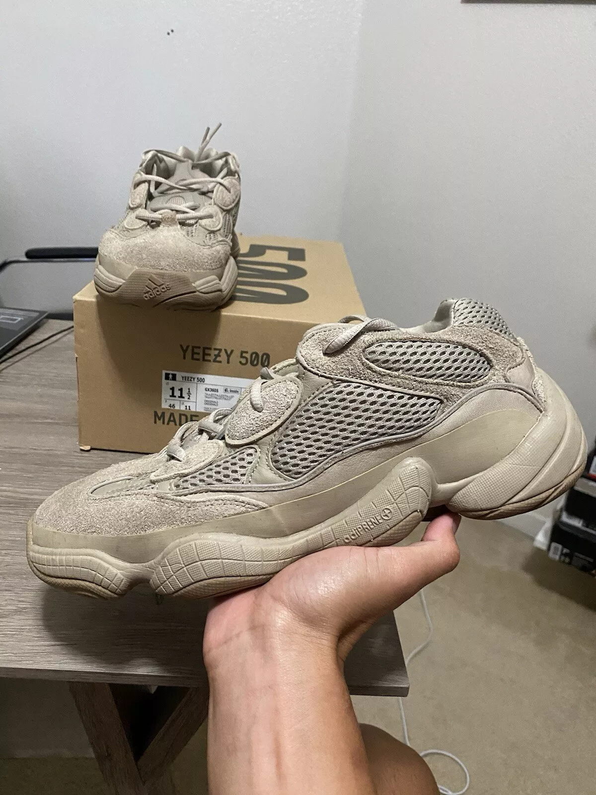 OG Adidas Yeezy 500 Taupe Light review Tamara Smith