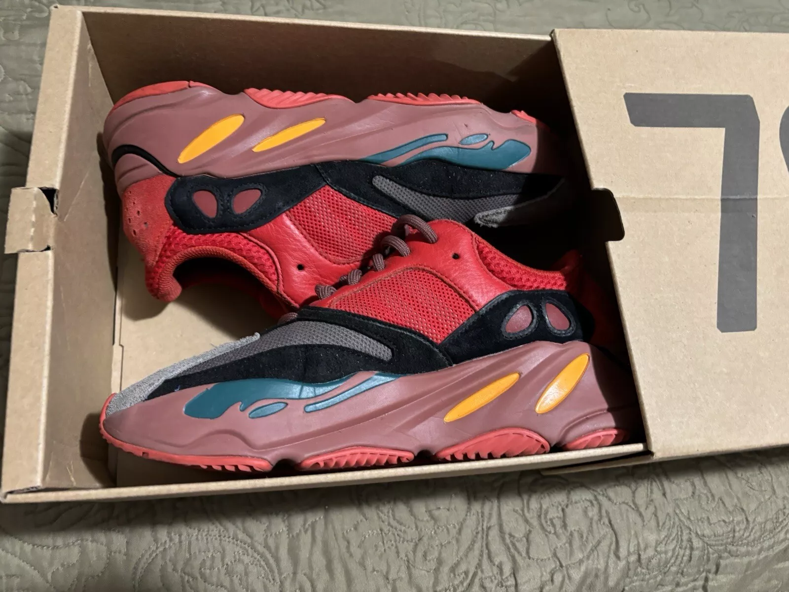 OG Adidas Yeezy Boost 700 Hi-Res Red review 1