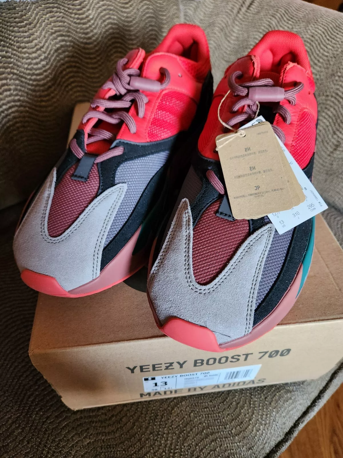 OG Adidas Yeezy Boost 700 Hi-Res Red review 0