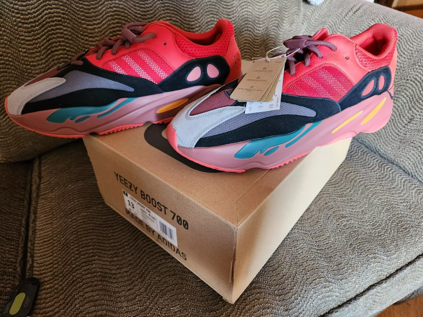 OG Adidas Yeezy Boost 700 Hi-Res Red review 1