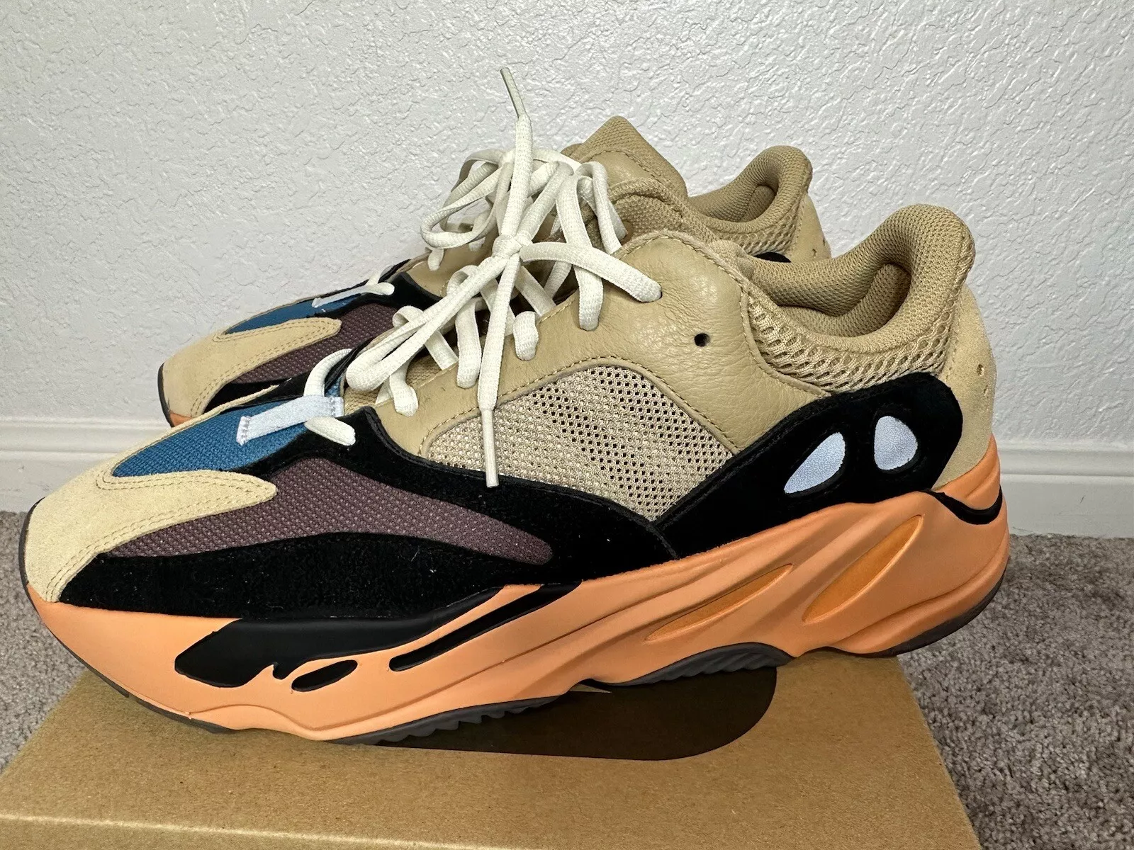 OG Adidas Yeezy Boost 700 Enflame Amber review Mr Johnson 01