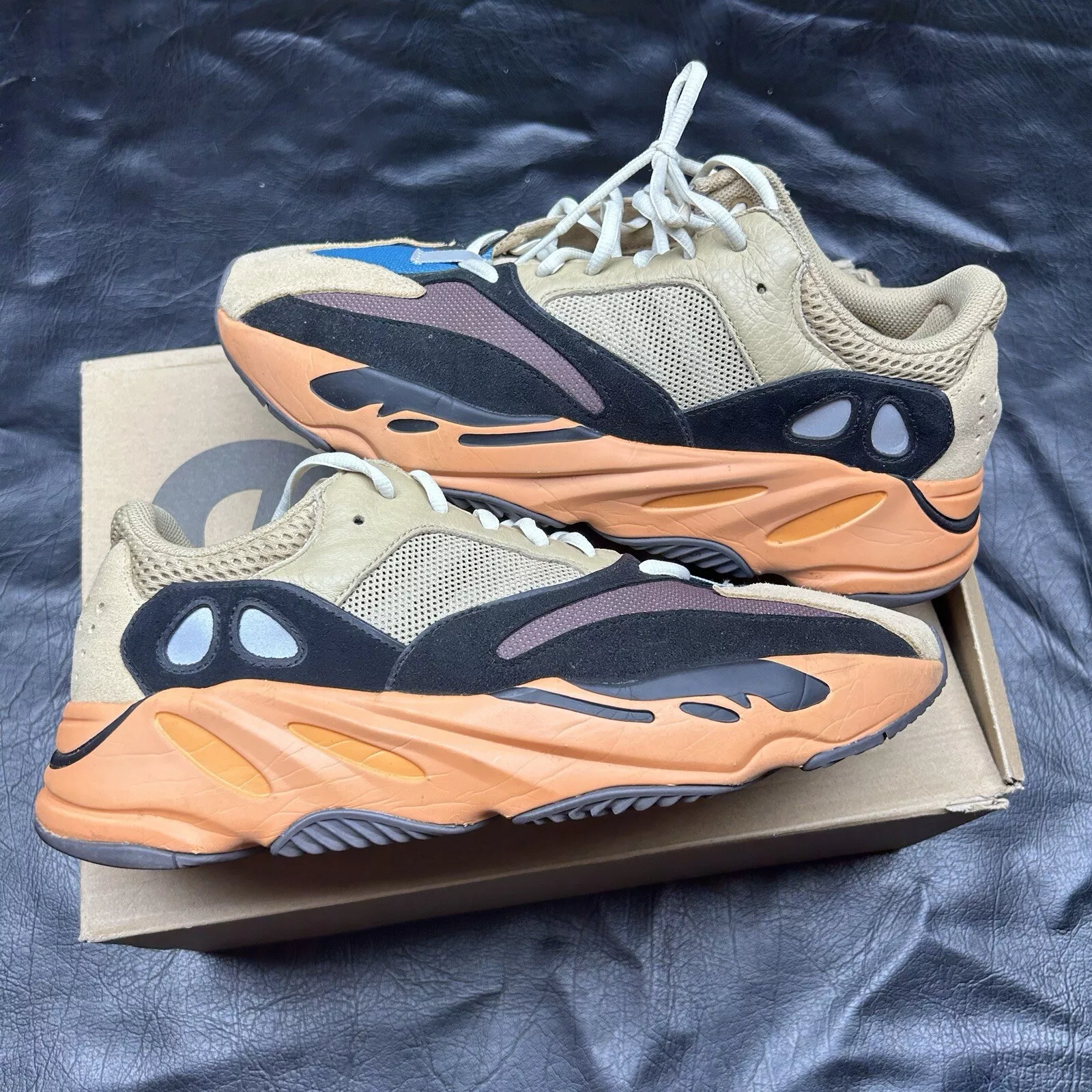 OG Adidas Yeezy Boost 700 Enflame Amber review Flizzygirl 02