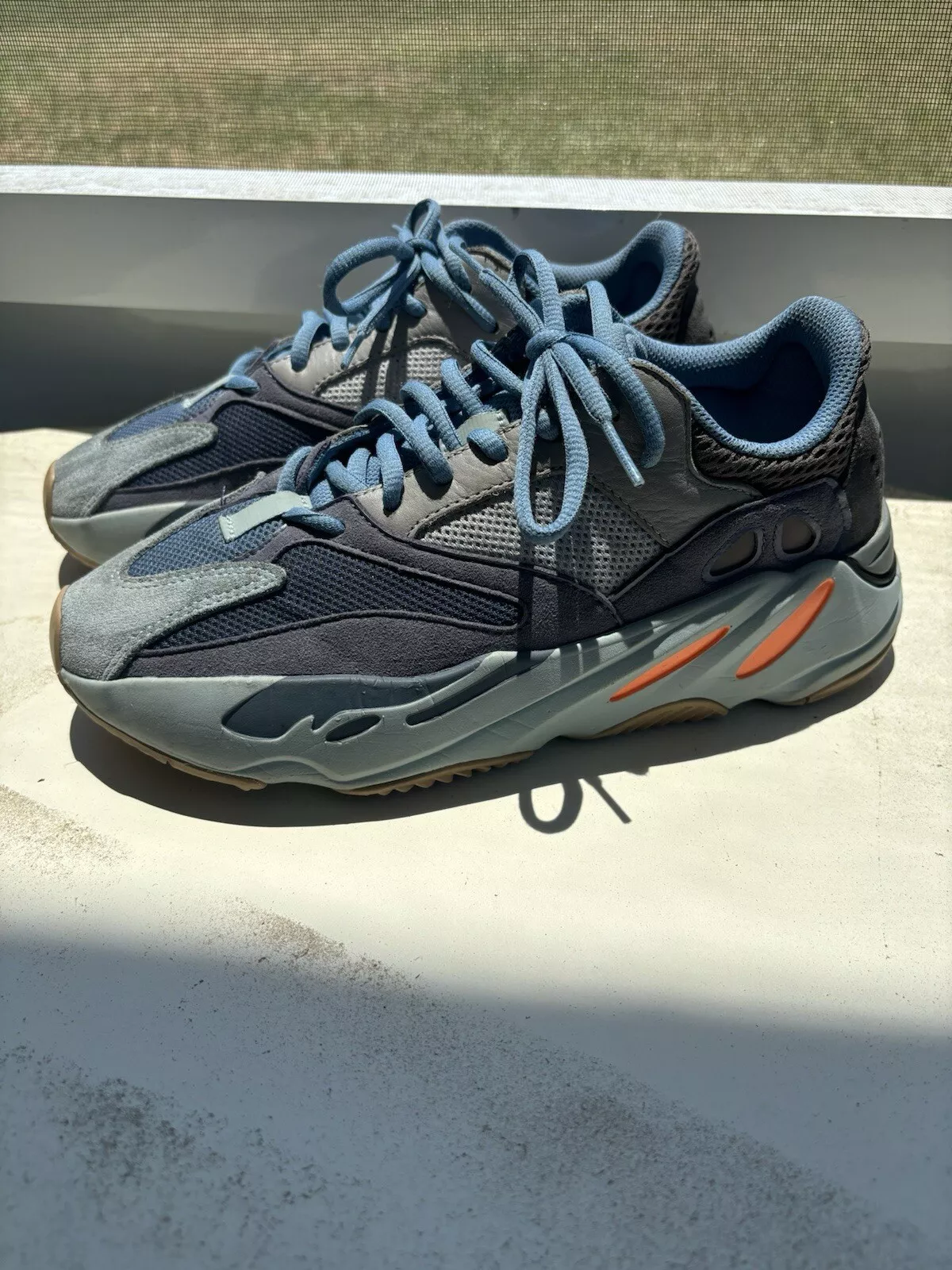 OG Adidas Yeezy Boost 700 Carbon Blue Real Boost review Jeannolin 01