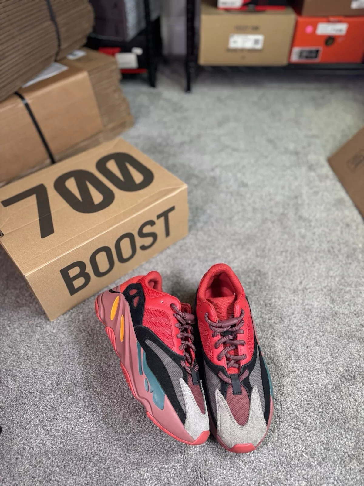 S2 Adidas Yeezy Boost 700 Hi-Res Red review Erick 01