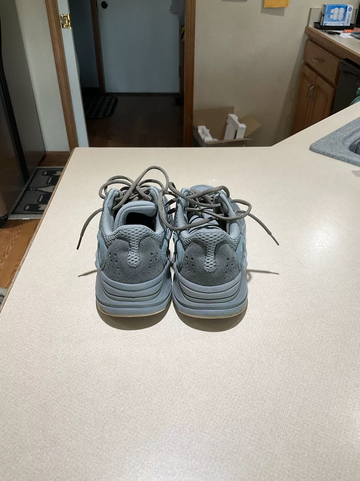S2 Adidas Yeezy Boost 700 Teal Blue Real Boost review Emily 02