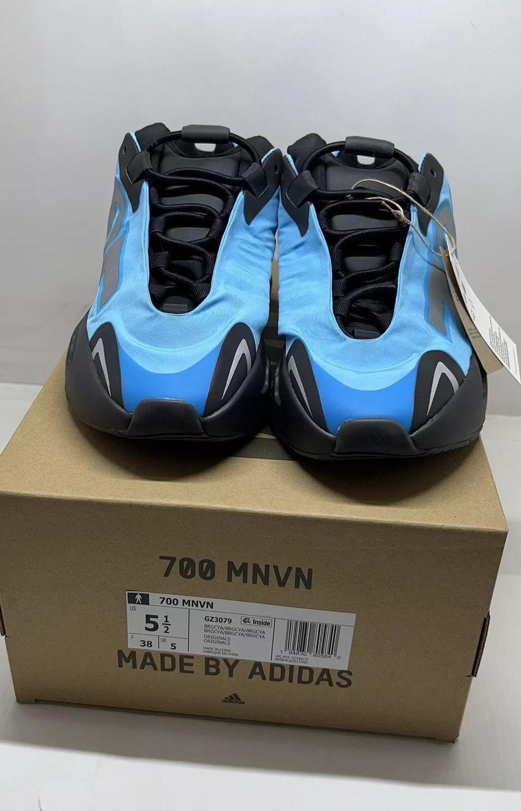 S2 Adidas Yeezy Boost 700 MNVN Bright Cyan review SBrown 02