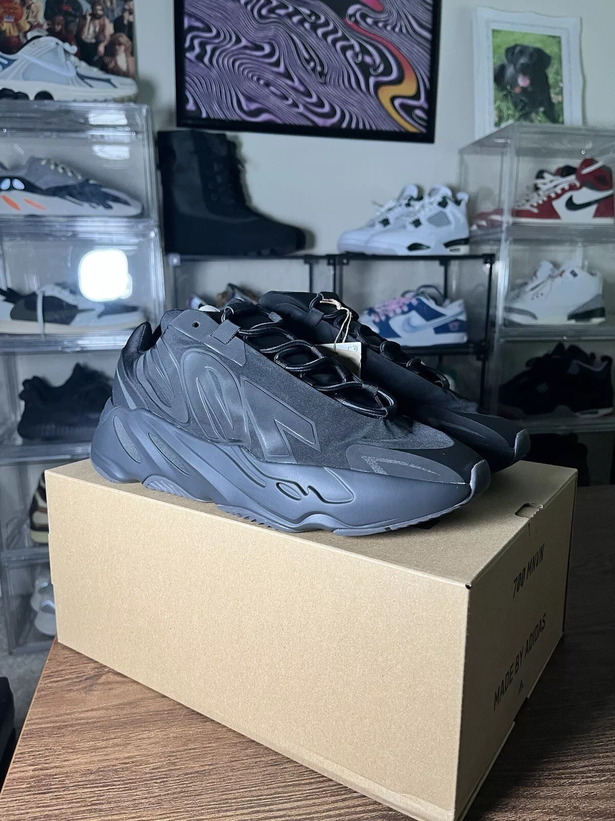 S2 Adidas Yeezy Boost 700 MNVN Triple Black review Kevin Harris 02
