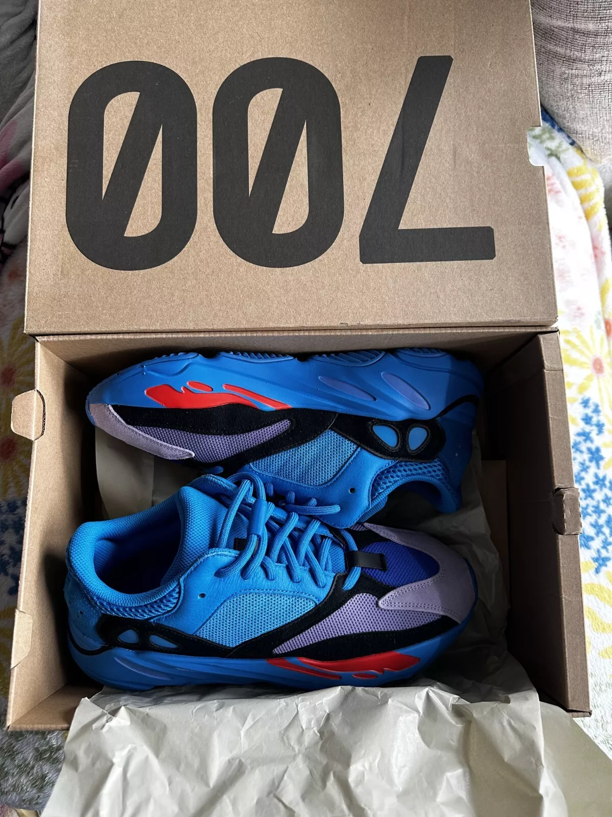 AH Adidas Yeezy Boost 700 Hi-Res Blue review Adrian T. 01