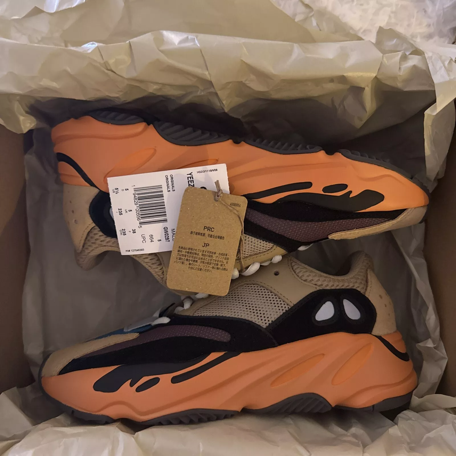 AH Adidas Yeezy Boost 700 Enflame Amber review Masten 02