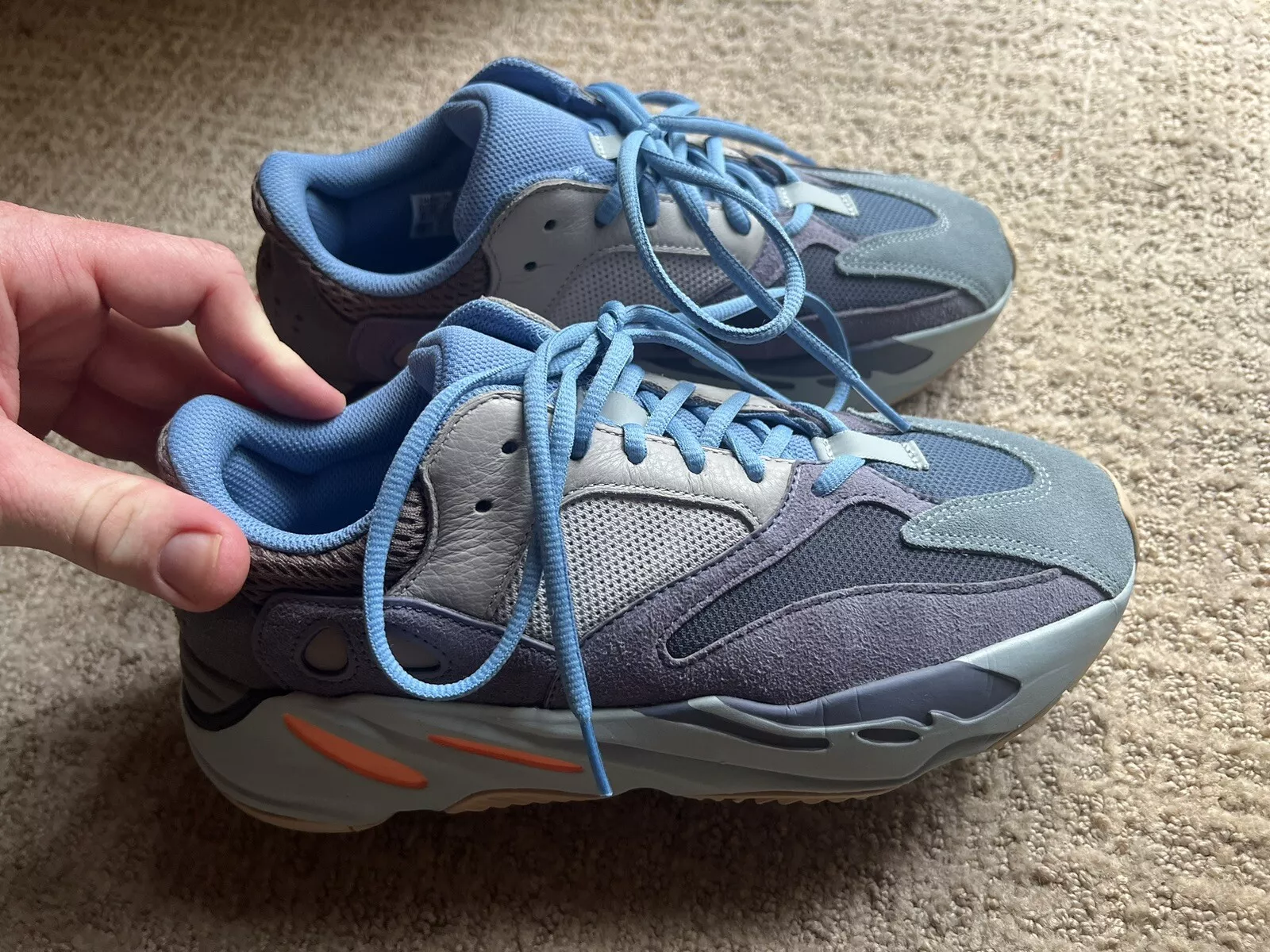 AH Adidas Yeezy Boost 700 Carbon Blue Real Boost review Falalalala 02