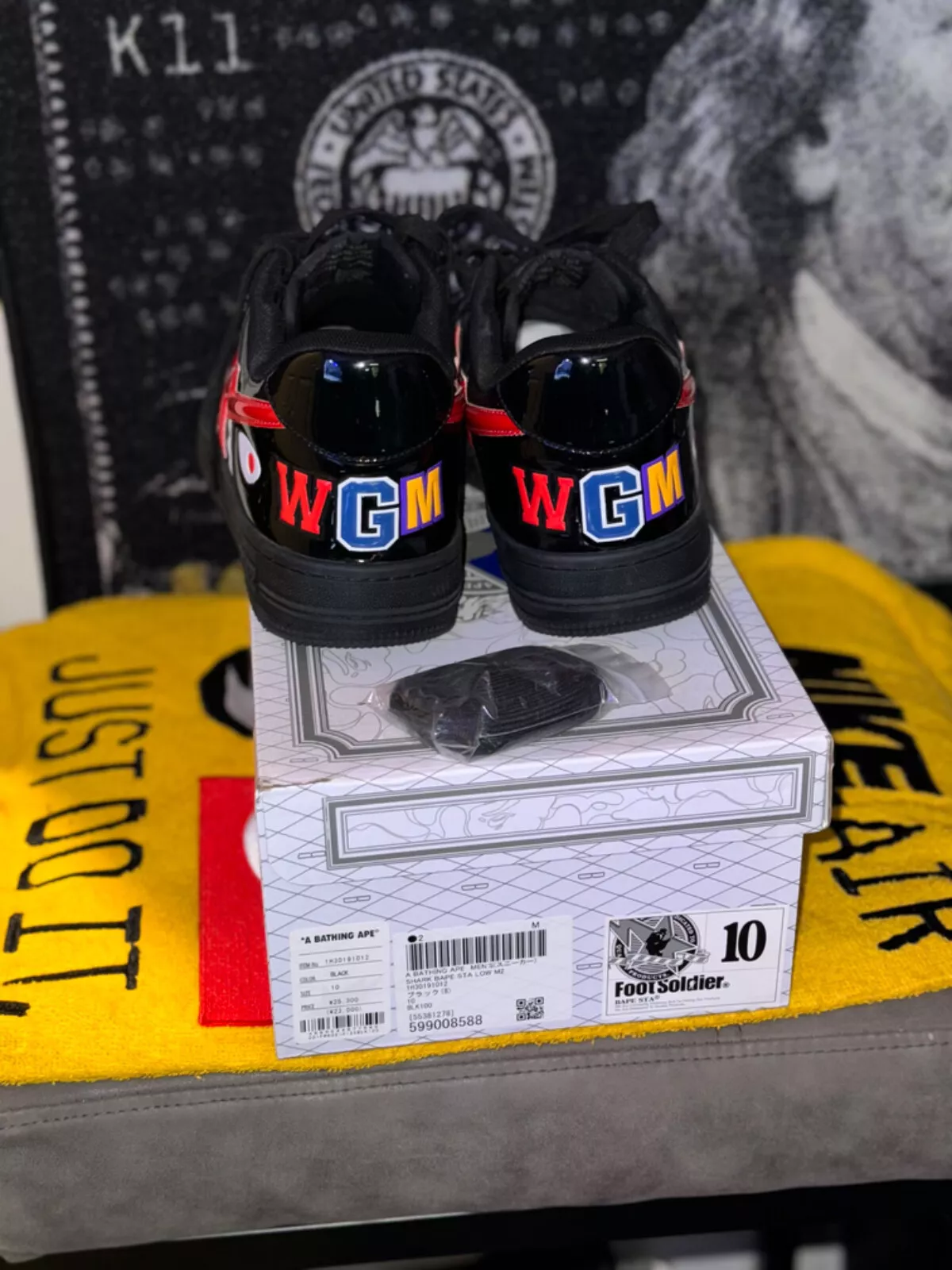 BP A Bathing Ape Bape Sta Low Black Shark review Jacky 01