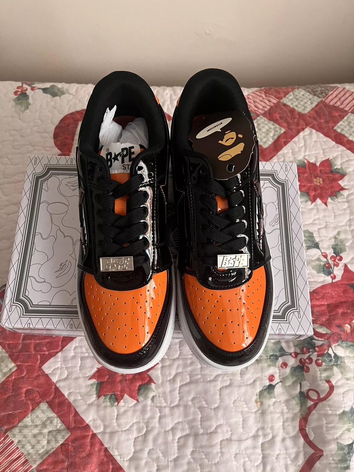 BP A Bathing Ape Bape Sta Low Orange Shark review Charles Graham 02