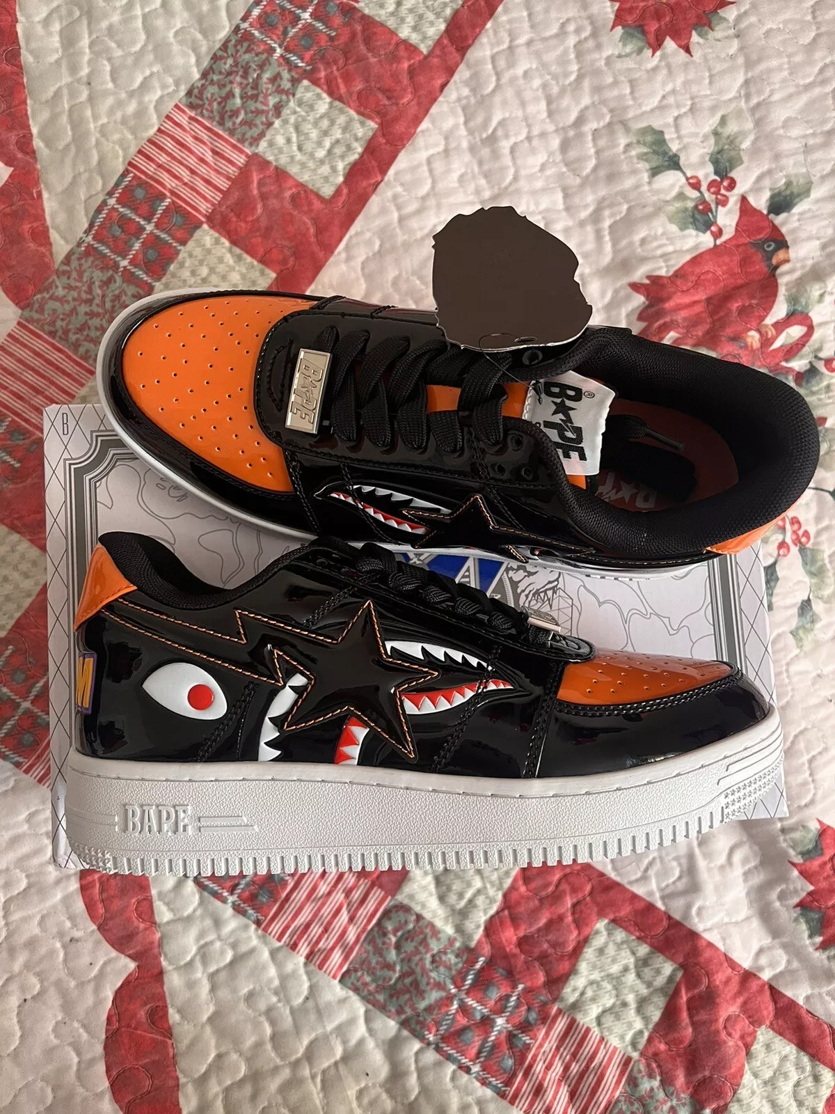 BP A Bathing Ape Bape Sta Low Orange Shark review Charles Graham 03