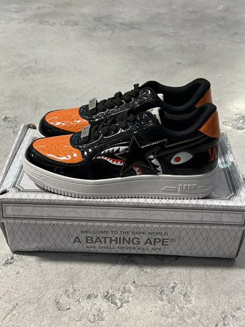 BP A Bathing Ape Bape Sta Low Orange Shark review 