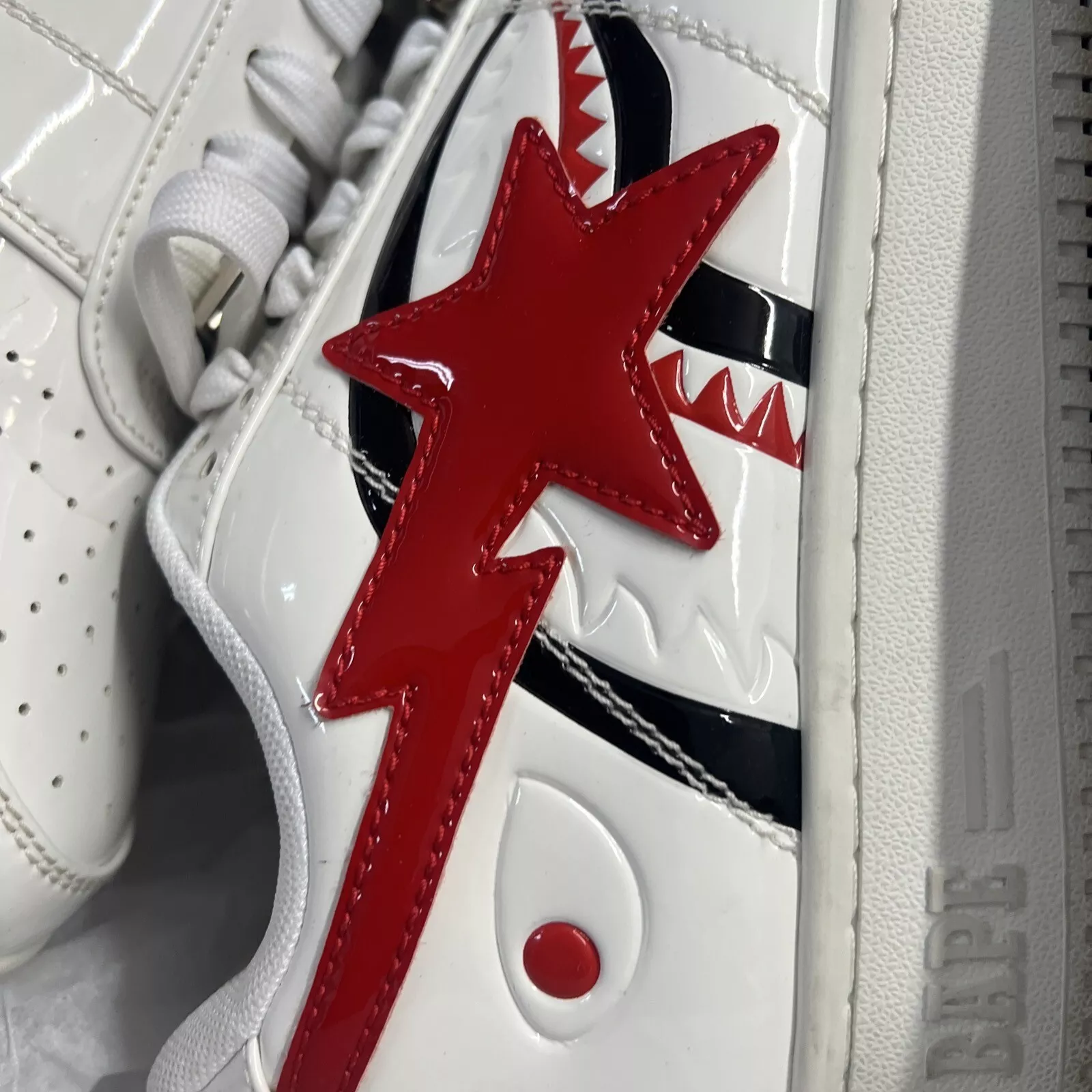 BP A Bathing Ape Bape Sta Low White Shark review Buyer 02