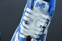 BP A Bathing Ape Bape Sta Low Black Blue Color Spray Painting review Henry C Carter 02