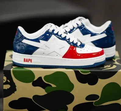 BP A Bathing Ape Bape Sta Low Black Yellow Green White Red Orchi review 