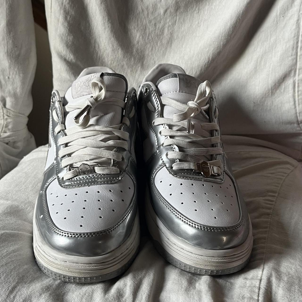 BP A Bathing Ape Bape Sta Low Silver review Chris 02