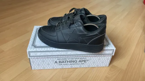 BP A Bathing Ape Bape Sta Low Black review 