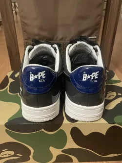 BP A Bathing Ape Bape Sta Low Lnk Blue Mirror Surface review Angel Sefiani 02