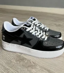 BP A Bathing Ape Bape Sta Low Black Grey Baolan review Odelmis