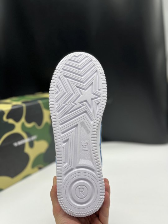 BP A Bathing Ape Bape Sta Low White and Blue Border review Michael Lamb 02