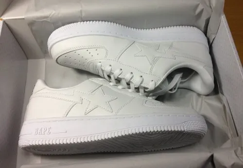 BP A Bathing Ape Bape Sta Low White review 