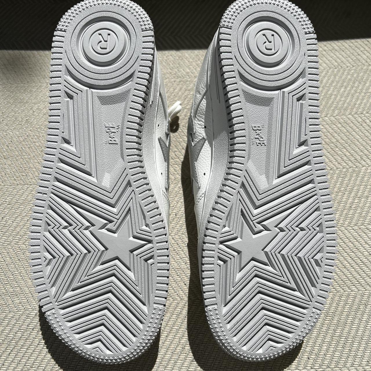 BP A Bathing Ape Bape Sta Low White Grey review Lupita V 02