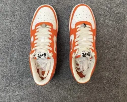 BP A Bathing Ape Bape Sta Low White Orange review Angel Sefiani 02