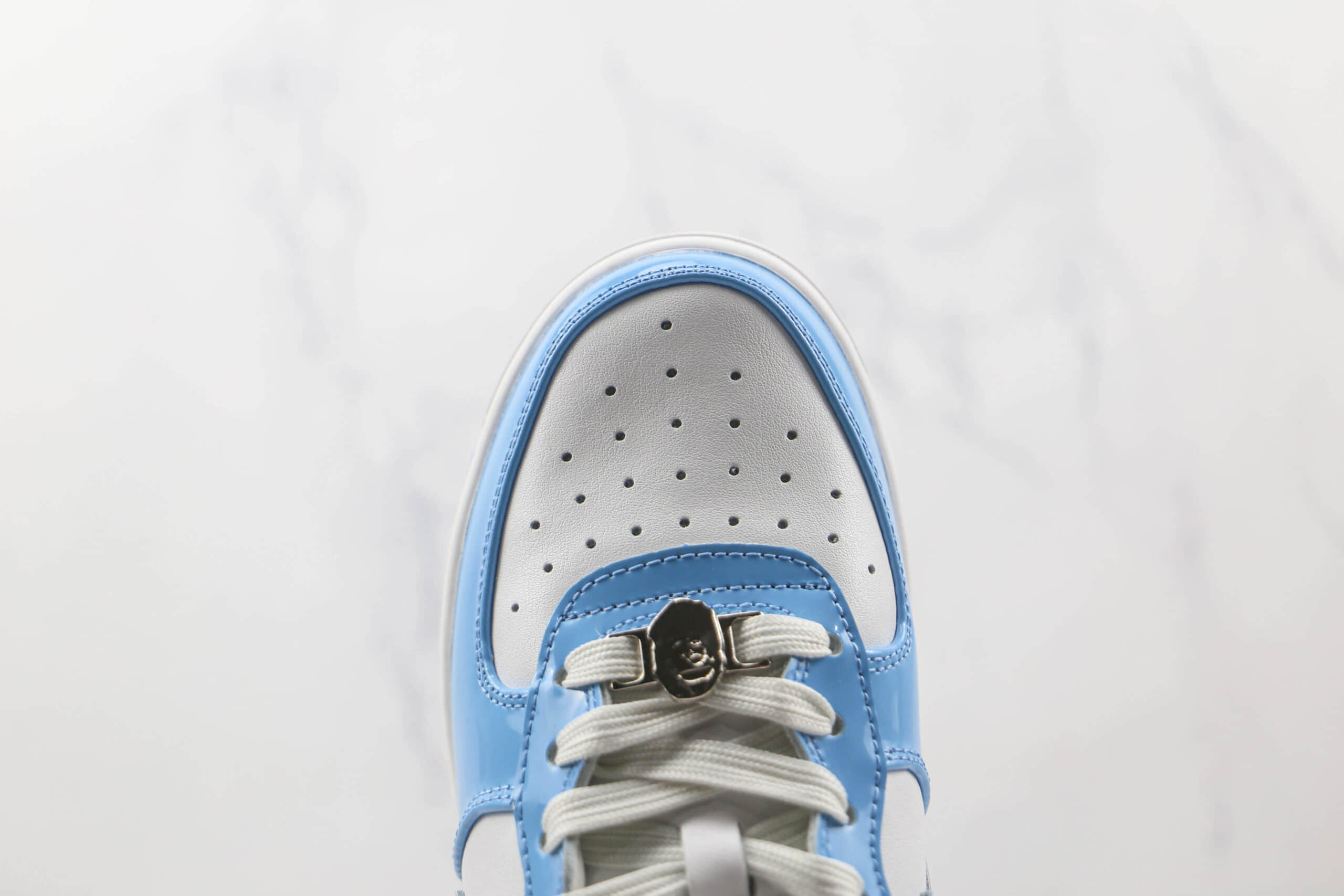 BP A Bathing Ape Bape Sta Low White Blue review Ruben Ramirez 02