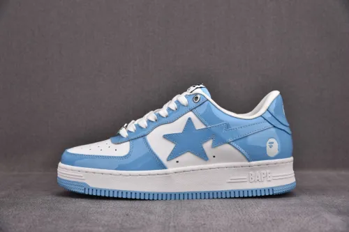 BP A Bathing Ape Bape Sta Low White Blue review 