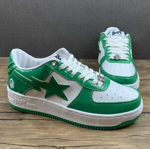 BP A Bathing Ape Bape Sta Low White Green review Marissa mungroo 02