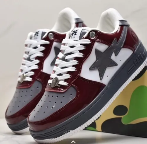 BP A Bathing Ape Bape Sta Low Sprinkle Red review 