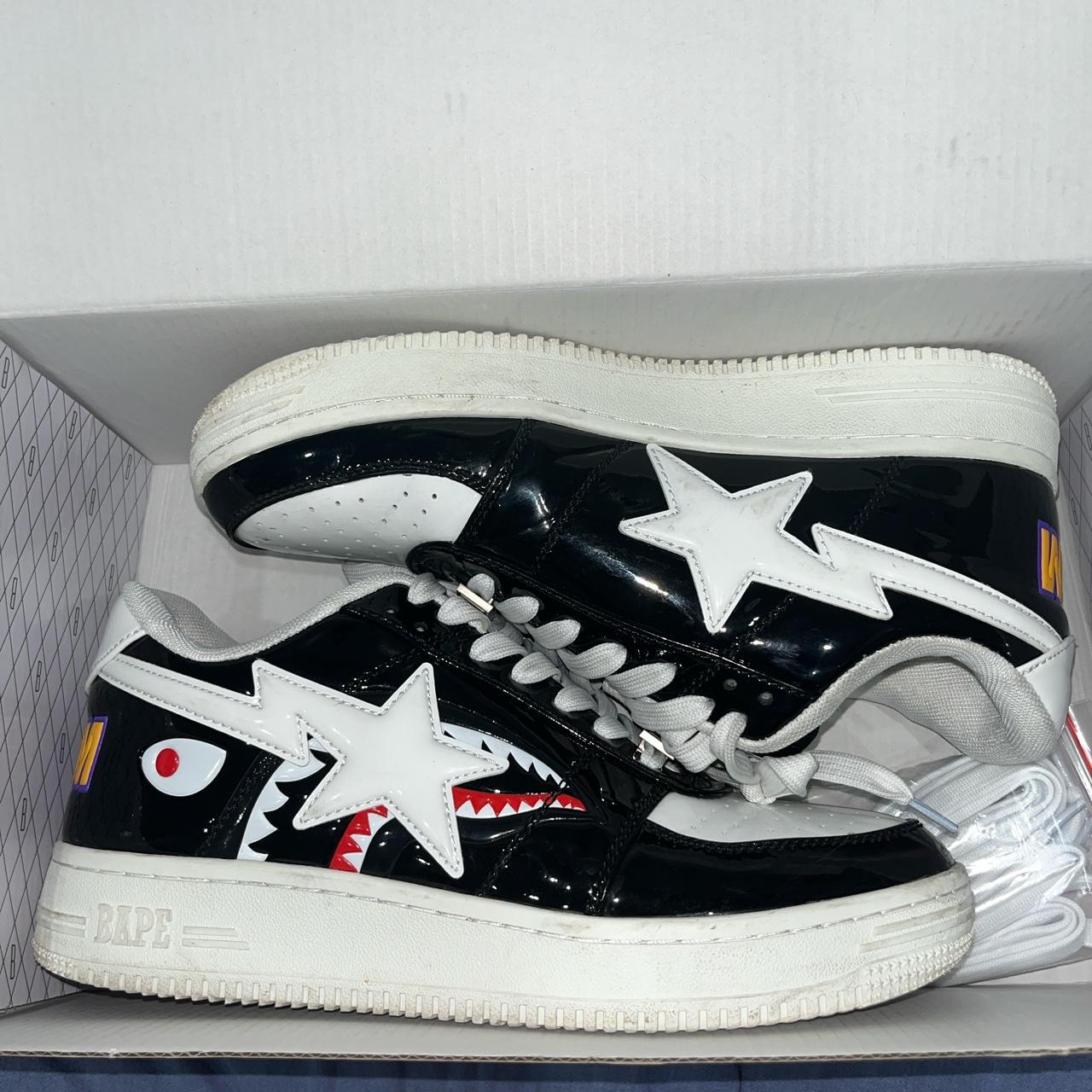 BP A Bathing Ape Bape Sta Low Black and White Shark review Jose Sanchez