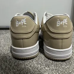 BP A Bathing Ape Bape Sta Low Brown White Mirror Surface review Alvaro s. 01
