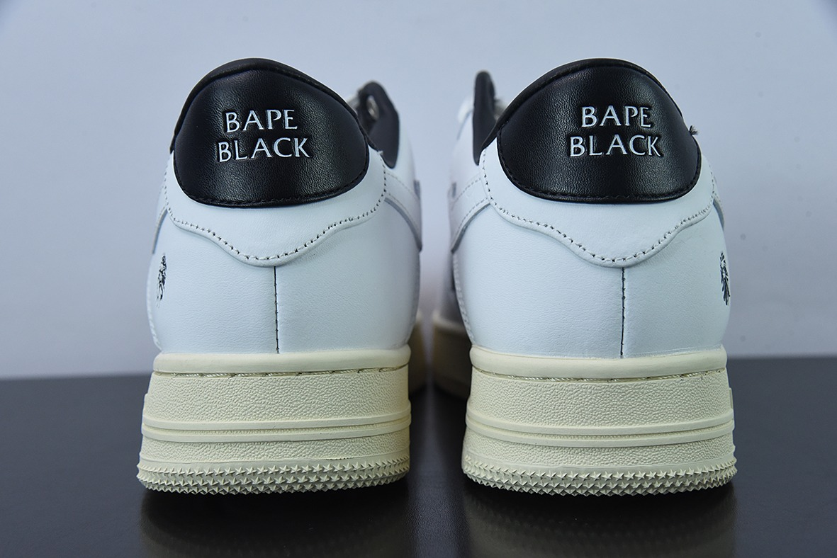 BP A Bathing Ape Bape Sta Low White And Black Rice review Benjamin J. Mcnelly 03