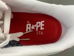 BP A Bathing Ape Bape Sta Low Red And White review April 03