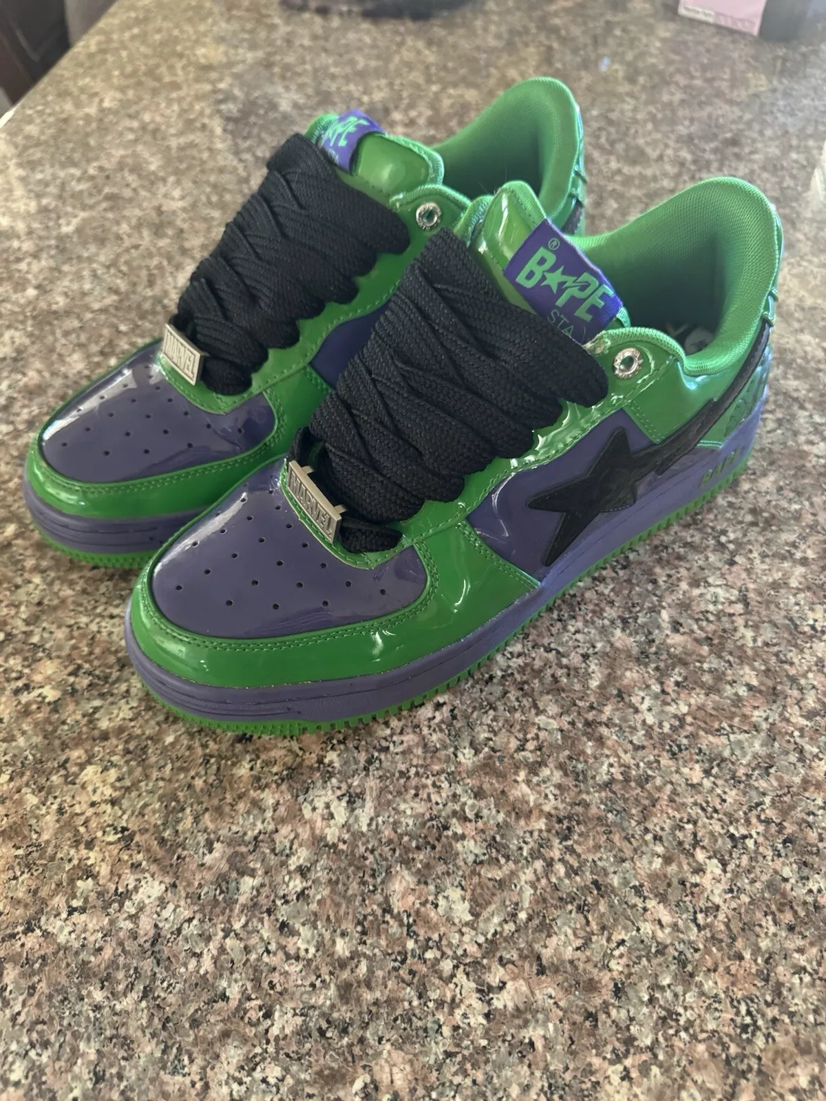 BP A Bathing Ape Bape Sta Low The Hulk review Stanley Thomas 01