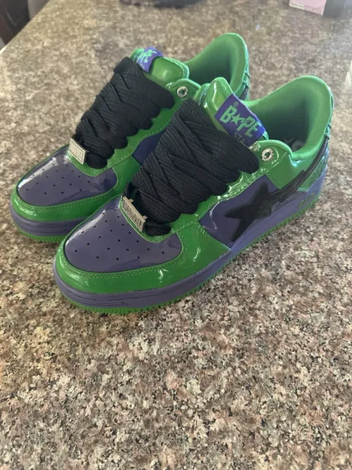 BP A Bathing Ape Bape Sta Low The Hulk review 