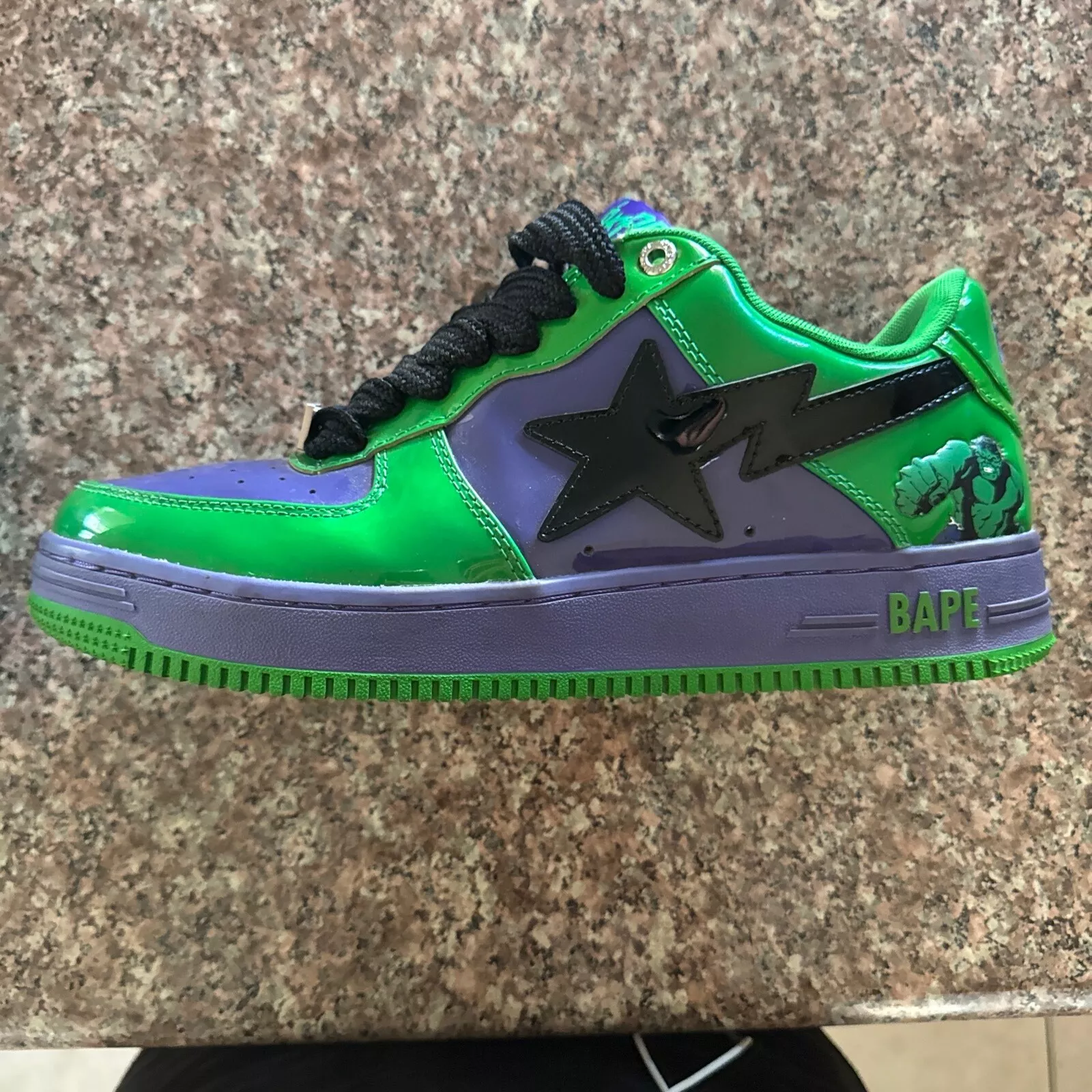 BP A Bathing Ape Bape Sta Low The Hulk review Stanley Thomas 02