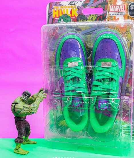 BP A Bathing Ape Bape Sta Low The Hulk review Saby 02