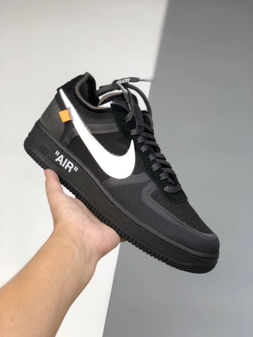 GB OFF White X Air Force 1 Low Black review 