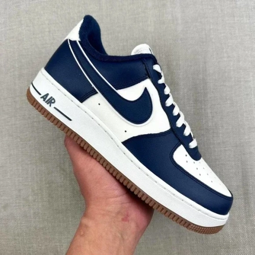 QF Nike Air Force 1 Low “College Pack” Midnight Navy Gum Medium Brown review 