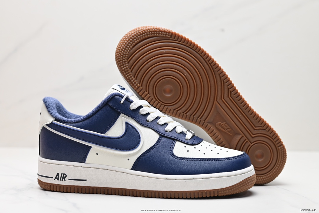 QF Nike Air Force 1 Low “College Pack” Midnight Navy Gum Medium Brown review NormaMiramontes 01