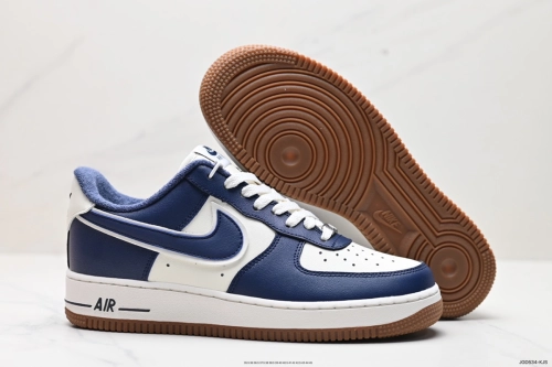 QF Nike Air Force 1 Low “College Pack” Midnight Navy Gum Medium Brown review 