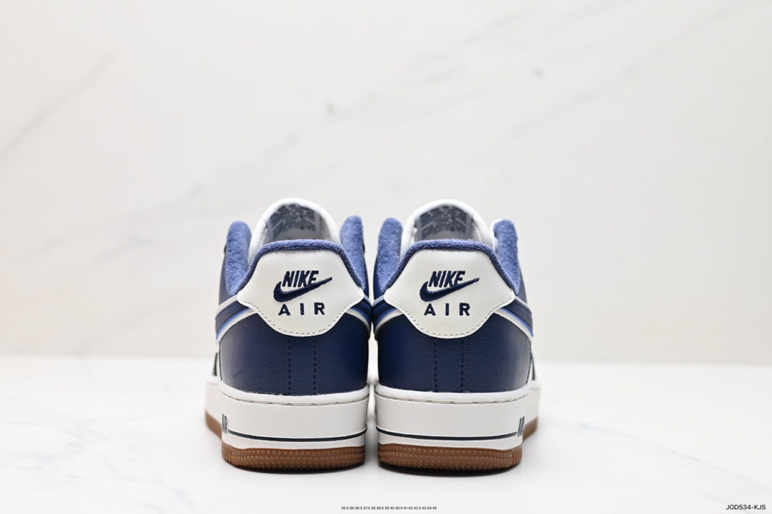 QF Nike Air Force 1 Low “College Pack” Midnight Navy Gum Medium Brown review NormaMiramontes 02