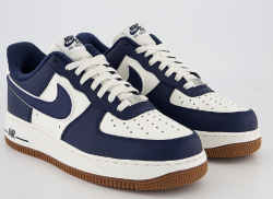 QF Nike Air Force 1 Low “College Pack” Midnight Navy Gum Medium Brown review Kahli Sutton 01