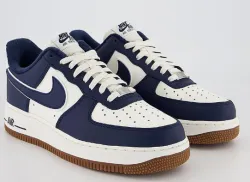 QF Nike Air Force 1 Low “College Pack” Midnight Navy Gum Medium Brown review Kahli Sutton 01