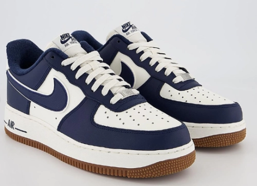 QF Nike Air Force 1 Low “College Pack” Midnight Navy Gum Medium Brown review 